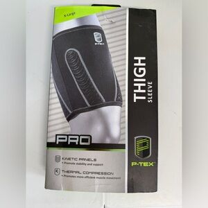 NEW P Tex Thigh Sleeve Size Xtra Large 25-28" Kenetic Panels Thermal Compression
